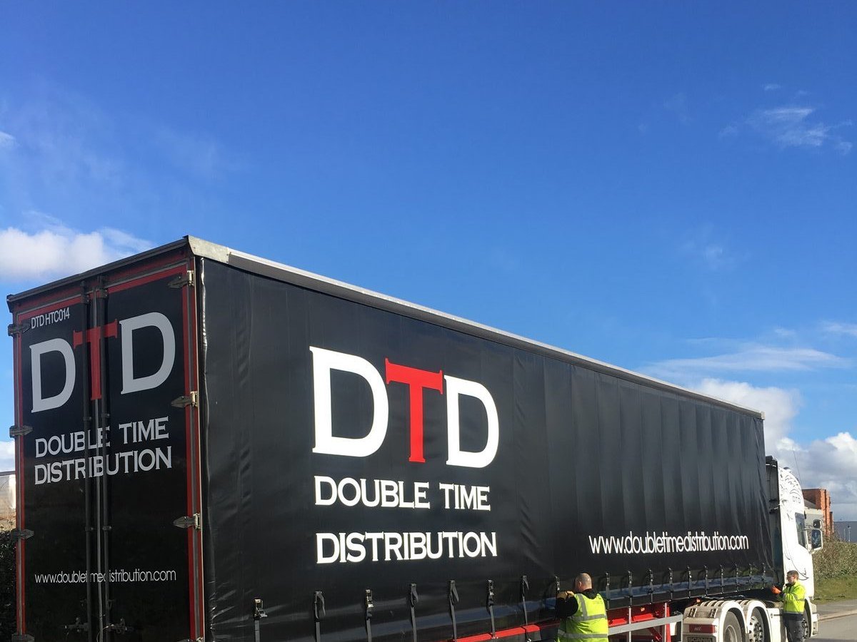 Double Time Distribution office and yard team at the Holywell depot